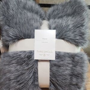 Threshold Faux Fur Throw.